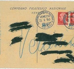 30977 - ITALY - POSTAL HISTORY: postcard - LIONS 1945