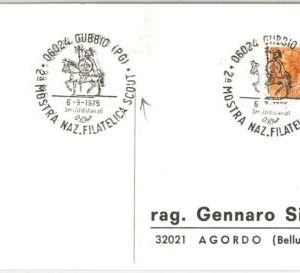 42573 - ITALY - POSTAL HISTORY - POSTMARK on CARD 1975 - BOY SCOUTS