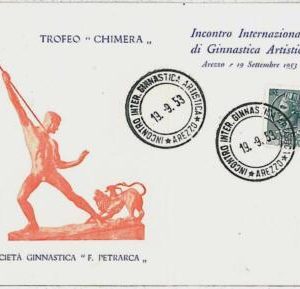31925 - Italy - POSTAL HISTORY: POSTCARD with special CANCELL - GYMNASTICS
