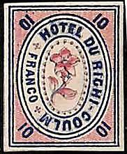 95001d - SWITZERLAND - STAMPS - HOTEL POST # 28 MNH Mint  - Rigi Kulm FLOWERS