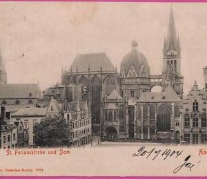 ah7089 - GERMANY - VINTAGE POSTCARD Ansichtskarten - Aachen - 1904