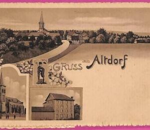 ah7130 - GERMANY - VINTAGE POSTCARD Ansichtskarten - Gruss aus Alrdorf