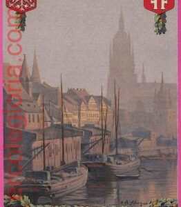 ah7120 -  GERMANY - VINTAGE POSTCARD Ansichtskarten -  Frankfurt am Main - 1908