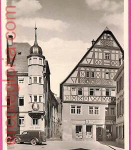 ah7155 - GERMANY - VINTAGE POSTCARD Ansichtskarten - Kunzelsau - 1952