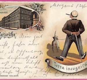 ah7160 - GERMANY - VINTAGE POSTCARD Ansichtskarten - Karlsruhe - 1900