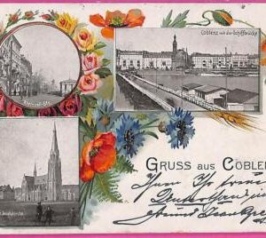 ah7107 - GERMANY - VINTAGE POSTCARD Ansichtskarten - Gruss aus Coblenz