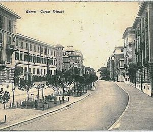 CARTOLINA d'Epoca ROMA - CORSO TRIESTE