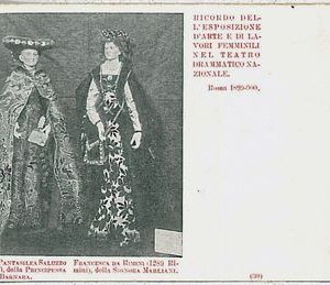 CARTOLINA d'Epoca ROMA - Ricordo Esposizione Arte e Lavoro Femminile 1899 - #30