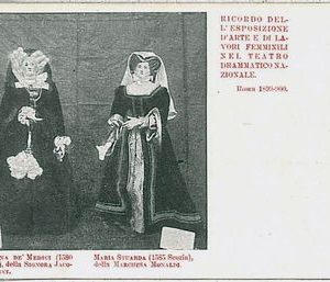 CARTOLINA d'Epoca ROMA - Ricordo Esposizione Arte e Lavoro Femminile 1899 - #31