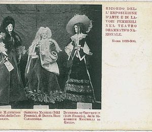 CARTOLINA d'Epoca ROMA - Ricordo Esposizione Arte e Lavoro Femminile 1899 - #19