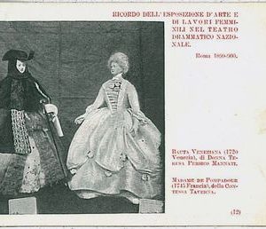 CARTOLINA d'Epoca ROMA - Ricordo Esposizione Arte e Lavoro Femminile 1899 - #12