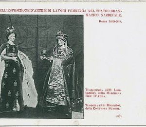 CARTOLINA d'Epoca ROMA - Ricordo Esposizione Arte e Lavoro Femminile 1899 - #32