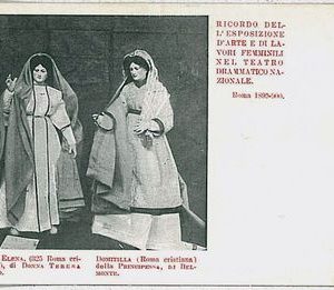 CARTOLINA d'Epoca ROMA - Ricordo Esposizione Arte e Lavoro Femminile 1899 - #34