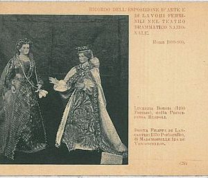 CARTOLINA d'Epoca ROMA - Ricordo Esposizione Arte e Lavoro Femminile 1899 - #28
