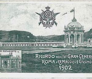 CARTOLINA d'Epoca ROMA - Ricordo IV GARA GENERALE TIRO 1902
