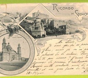 aa9074- CARTOLINA D'EPOCA  GENOVA Città