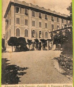 aa9075- CARTOLINA D'EPOCA  GENOVA Città : Educatorio delle Dorotee