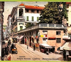 aa9089- CARTOLINA D'EPOCA  GENOVA Città : Palazzo Durazzo. L'esterno