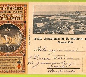 aa9100- CARTOLINA D'EPOCA  GENOVA Città