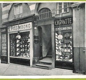 aa9109- CARTOLINA D'EPOCA  GENOVA Città : Sede Centrale - Via Luccoli
