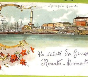 aa9119- CARTOLINA D'EPOCA  GENOVA Città
