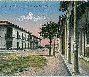 VINTAGE POSTCARD -  NICARAGUA : PUERTO CORINTO