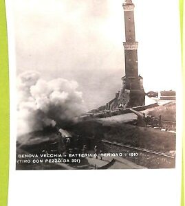 aa9126 - CARTOLINA D'EPOCA -  GENOVA Città : Betteria S .Benigno