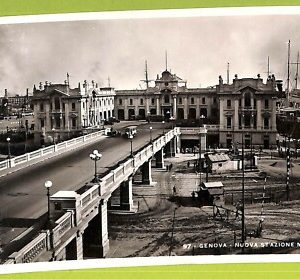 aa9135 - CARTOLINA D'EPOCA  GENOVA Città : Nuova Stazione Marittima