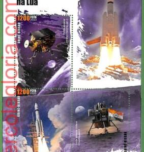 B1535 - GUINE-BISSAU -   Stamp Sheet - 2023 - SPACE, Chandrayaan-3