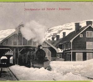 ad2028 - NORWAY - VINTAGE POSTCARD  - Train