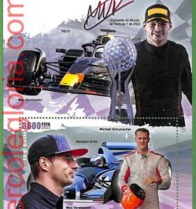 B1543 - GUINE-BISSAU - Stamp Sheet - 2023 - CAR RACE, Max Verstappen F1