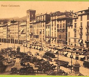 aa9145 - CARTOLINA D'EPOCA  GENOVA Città : Piazza Caricamento