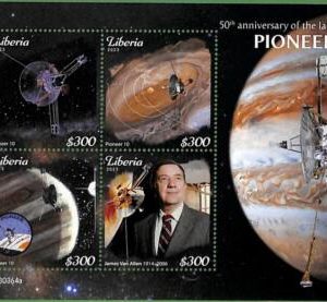 B1622 - LIBERIA - Stamp Sheet - 2023 - Space, Pioneer 10