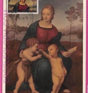 ag3385 - ITALY - POSTAL HISTORY - Maximum Card - ART, Raffaello - 1970