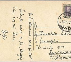 53390 - ITALIA COLONIE: ERITREA  - Storia Postale: CARTOLINA da  ADI UGRI 1936