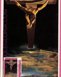 ag3364 - GUYANA - POSTAL HISTORY - Set of 2 Maximum Card - Easter - 1968