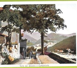 aa9149 - CARTOLINA D'EPOCA  GENOVA Città : Valle del Bisagno e Camposanto