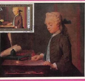 ag3359 - CONGO - POSTAL HISTORY - Maximum Card   - ART