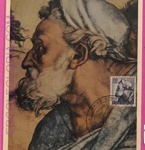 ag3380 - ITALY - POSTAL HISTORY - Maximum Card - ART  Michelangelo  - 1961
