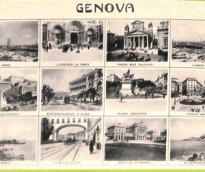 aa9154 - CARTOLINA D'EPOCA  GENOVA Città