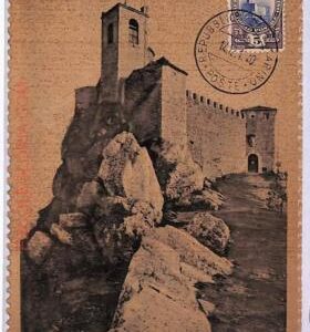 ad8767 - SAN MARINO - POSTAL HISTORY - Maximum Card - 1940 Architecture