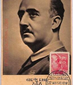 ad8779 - SPAIN - POSTAL HISTORY - Maximum Card - 1940  FRANCO Politics