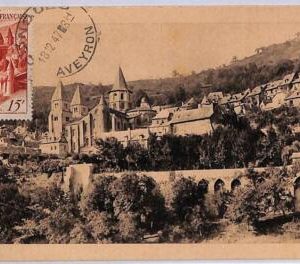 ad8783 - FRANCE  - POSTAL HISTORY - Maximum Card - 1947, AVEYRON