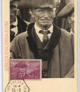 ad8720 - ANDORRA  - POSTAL HISTORY -  Maximum Card   1946