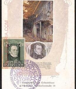 ad8792 - AUSTRIA  - POSTAL HISTORY - Maximum Card - 1947 Music SCHUBERT