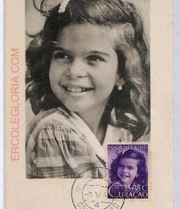 ad8743 - CURACAO - POSTAL HISTORY - Maximum Card 1947 CHILDREN