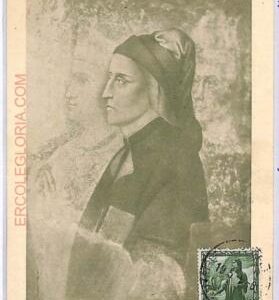 ad8745 - ITALY - POSTAL HISTORY - Maximum Card 1939, Dante  LETTERATURE