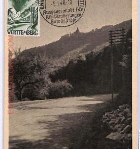 ad8810 - GERMANY Wurttemberg - POSTAL HISTORY - Maximum Card -1948