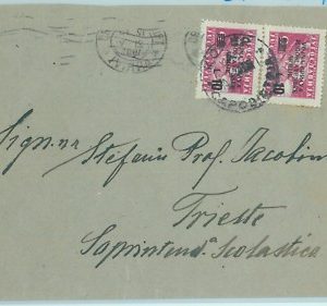 68816 -  LITORALE Sloveno   - Storia Postale -  BUSTA  a Trieste  1949