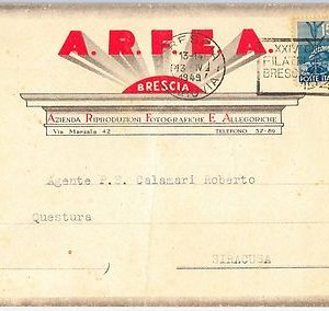 41030   Photography - CARTOLINA d'Epoca - BRESCIA  - PUBBLICITARIA: ARFEA 1949